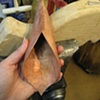 A Yet-Unfinished Lily-Like Sculptural Object
