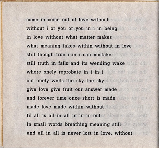 come in come out of love without

from brazilia you

pas de chance press, 2004