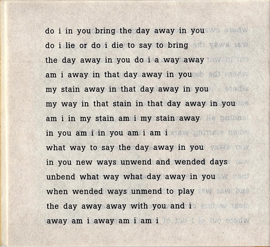 do i in you bring the day away in you

from brazilia you

pas de chance press, 2004