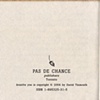 brazilia you rights page 

pas de chance press, 2004