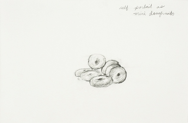 self portrait as mini doughnuts
