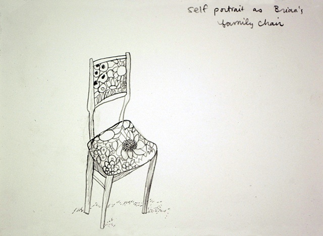 self portrait as  chair