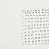 self portrait as the letter "n"