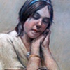 Master Copy (detail - self portrait)