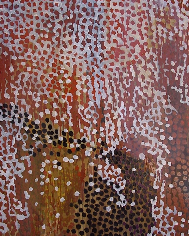 Bloom Painting (rust dots)