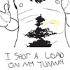 I Shot a Load on My Tummy