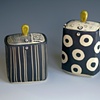 Rectangular Thrown Gem Jars