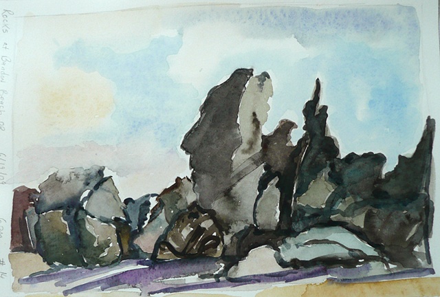 Rocks at Bandon Beach, Oregon