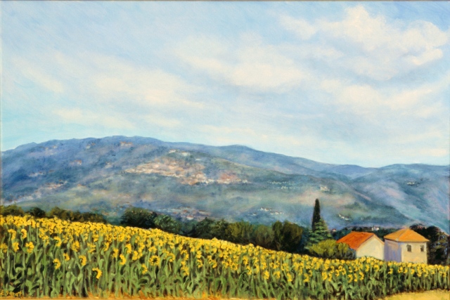 Sunflower Field, Tuscany