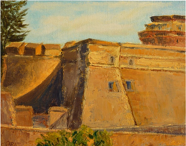 Sangallo Fortress Late Afternoon, Civita Catellana, Lazio, Italy