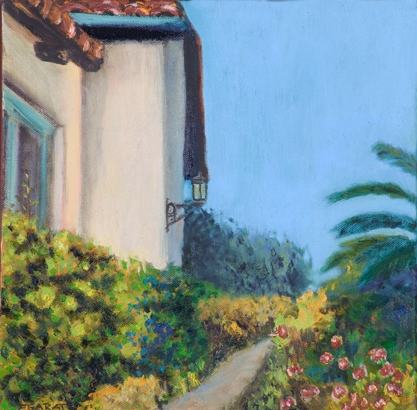 At Mt. Calvary Retreat House, Santa Barbara