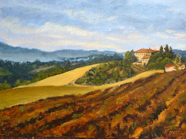 View of Villa from Fattoria Armena