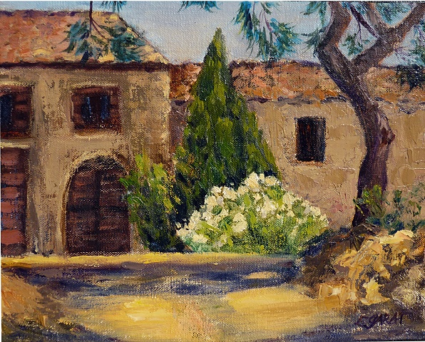 Farmhouse at Falerii Novi, near Civita Castellana, Lazio, Italy