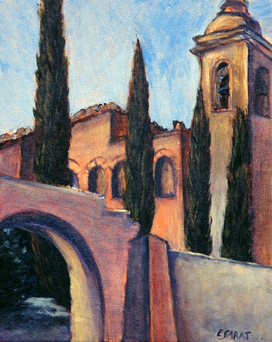 Detail of Pieve di Piana at La Ripolina (alla prima sketch)