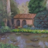 Lotus Pond at Ganna Walskas Lotusland, Montecito, CA