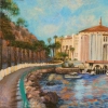 Santa Catalina Island, Avalon Harbor and Casino Building	
