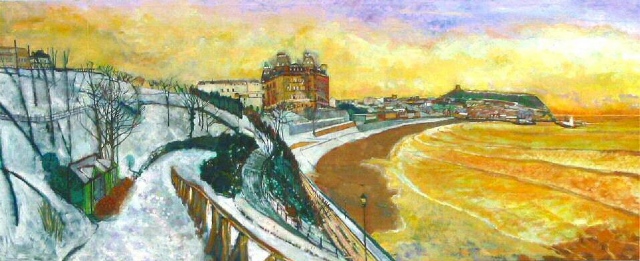 Julie Goulding  oil paintings snow