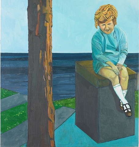 Cliff Lift  [Right Panel of Triptych]