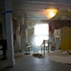 a room from the Real and Imagined life of Dell Barnhart, vermont studio center