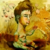 woman-headed baby