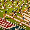 Miami Dolphins cheerleaders, half time show