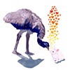 Emu loves Bunny