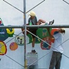 Peace Mural in Moseushi, Hokkaido, Japan