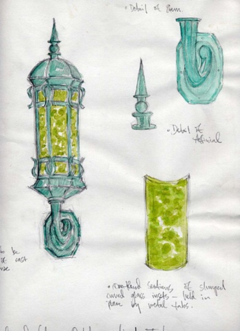 Stained Glass-Verde Design