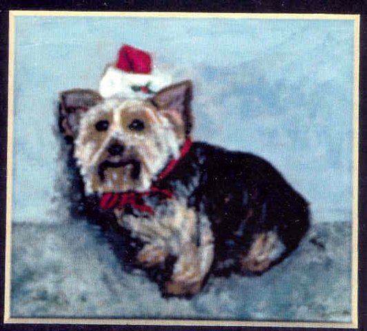 santa dog