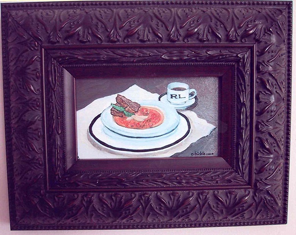 creme brulee from
Ralph Lauren Restarant