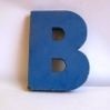 Metal marquee letter B