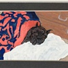 boxer under favorite bears blanket