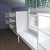 Bookcase for dormered room