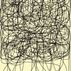 Black Scribble on Vanilla Field
