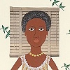 Woman With Venetian Blind