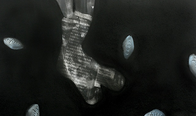 Detail of  "Researchers Still Double Blinded by the Benjamins"