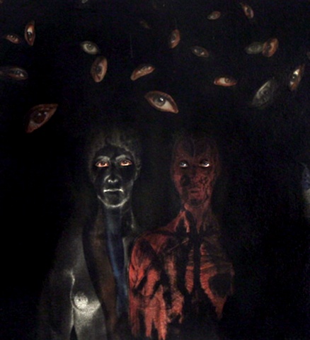 Detail 1 of  "The Flying Spectators"