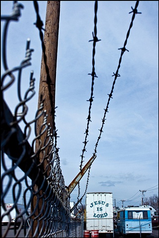 Barbed Wire Jesus is Lord
