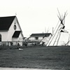'tepee and church'