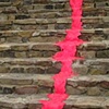 pink descending staircase