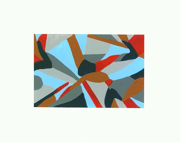 Red, Dark & Light Blue #2