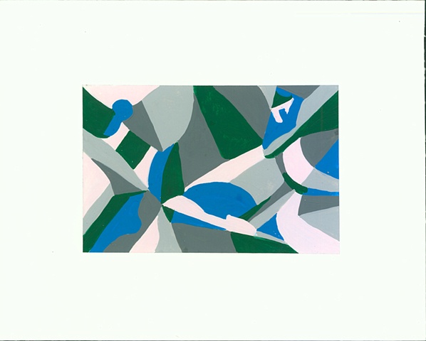 Green, Pink & Blue #1