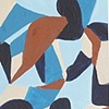 3 Blues, Brown,& Cream