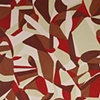 Red, Brown, Pink, Light Cream 
