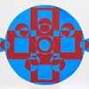 Red Blue Sphere Cube