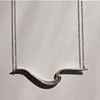 Necklace with Ribbon Pendant.  Exclusively for Frye