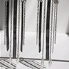 Sterling Silver Curtain Earrings.  Exclusively for FRYE