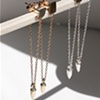 Earrings with  single bullet dangle. Exclusively for FRYE