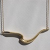 Neclkace with Ribbon Pendant.  Exclusively for FRYE