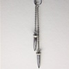 Bullet Lariat Necklace.  Shown here in antiqued silver. Exclusively for FRYE
